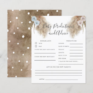 Könsbestämningsspel för bebisar med Pampasgräs-tem