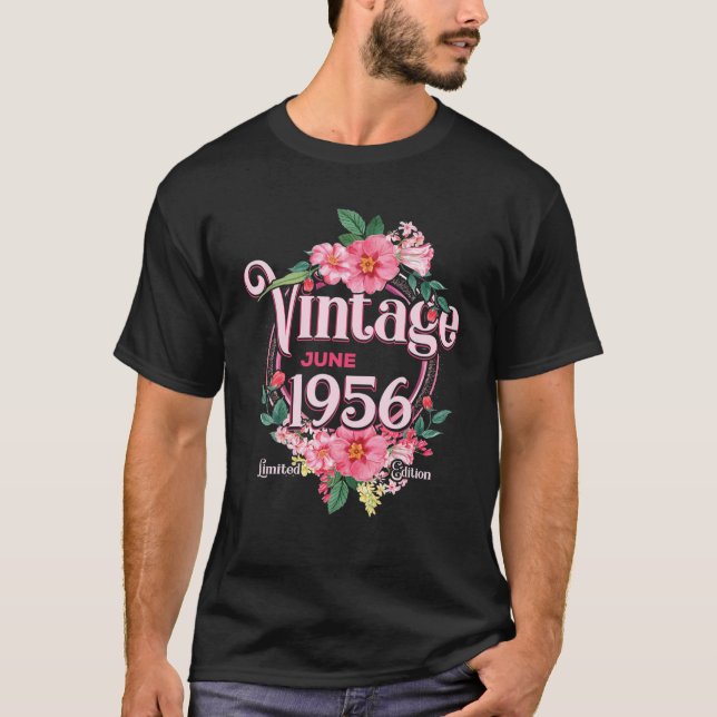 Könsblommor Bda i juni 1956 T Shirt (Framsida)