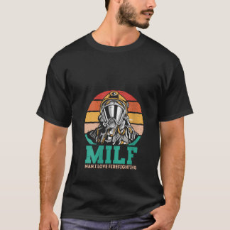 Könsbrandbrigad Milf Man i Kärlek-brandbekämpning T Shirt