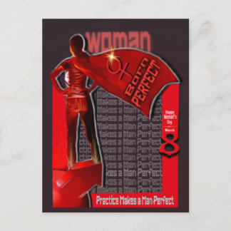 Könsdagen den 8 mars i Lycklig: Perfekten vid Kuba Vykort