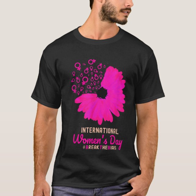 Könsdagen i internationell 2022: Blötska 8 mars T Shirt (Framsida)