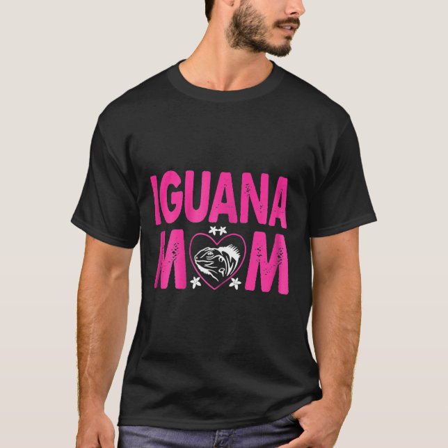 Könsdjur av arten Iguana Mamma T T Shirt (Framsida)