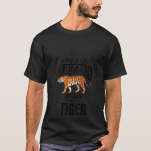 Könsdjur Coola I är Verkligen A Tiger Funny Human T Shirt