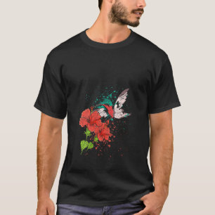 Könsdjur Vintage Blommigt Naturblommor Djurart T Shirt