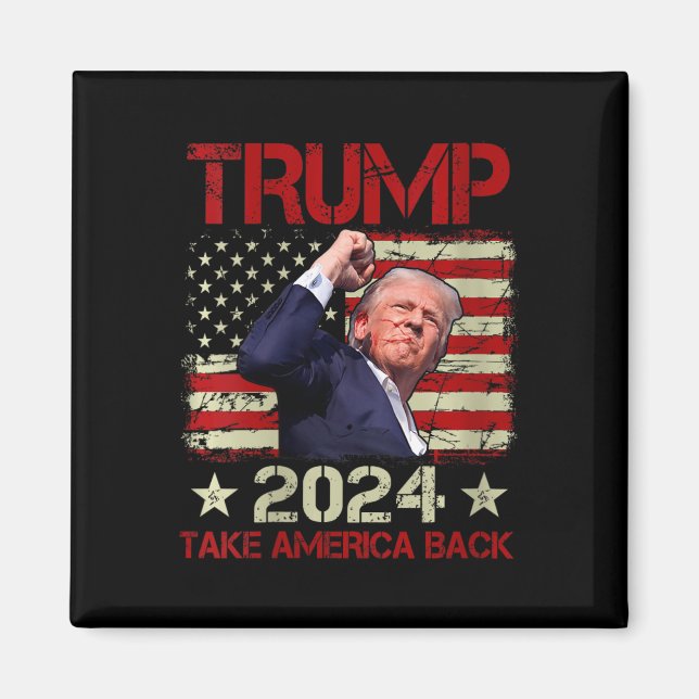 Könsdropppumpshölje vid Trump 2024 Trump Su Magnet (Framsidan)