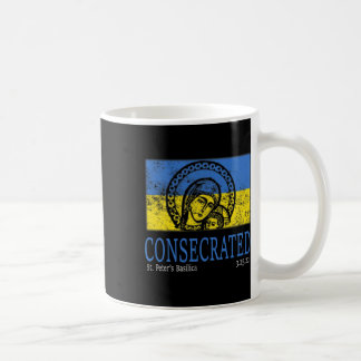 Konsekrerade Ukraina Obefläckade Hjarta Kaffemugg