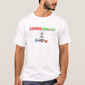 Konsekvens är nyckeln, Motiverande T-Shirt