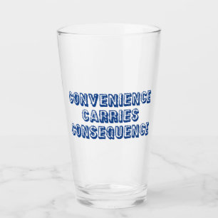 Konsekvens av bekvämlighetsbärare glaskopp