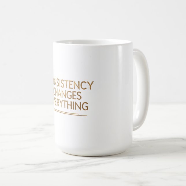 Konsekvens Förändrar Allt – Motivation för Å Kaffemugg (Framsida höger)