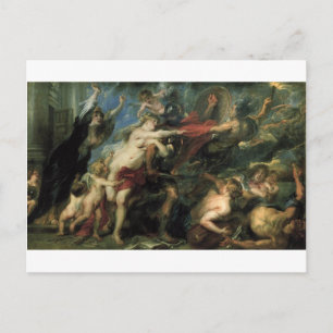 Konsekvenserna av Krig från Peter Paul Rubens Vykort