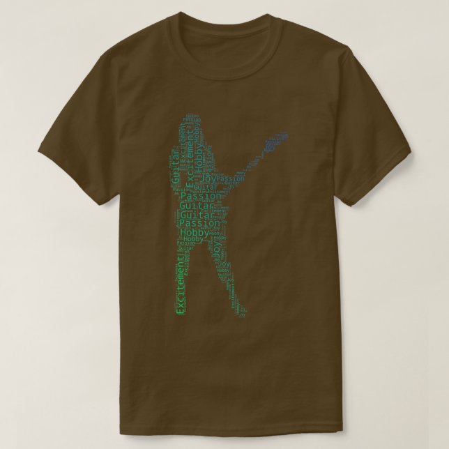 Könselgitarr T Shirt (Design framsida)