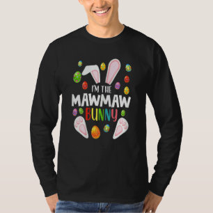 Könsen jag är Mawmaw Bunny Funny Matching-familjen T Shirt
