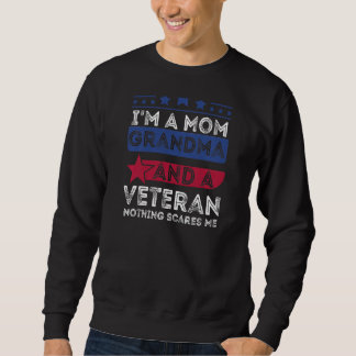 Könsen jag är mormor från Mamma och veteran inget Lång Ärmad Tröja