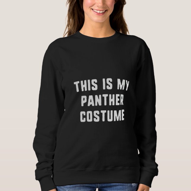 Könser det här är min Panther Costume Halloween Ea T Shirt (Framsida)
