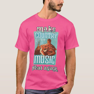 Könser gör Land Music Underbar igen Cowgirl Band T Shirt