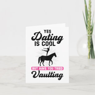 Könser har provat att ge vaulting Vaulting Girl Kort