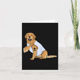 Könser i Kärlek Mamma Tattoo Retriever Hund Mors d Kort