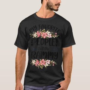 Könser Mina favoriter kallar mig Grammy Mammor D T Shirt