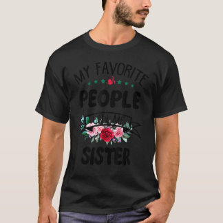 Könser Mina favoriter kallar mig "Systerblomma" T Shirt