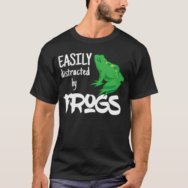 Könser som lätt distraherats av Frogs Backyard Toa T Shirt (Framsida)