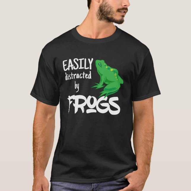 Könser som lätt distraherats av Frogs Backyard Toa T Shirt (Framsida)