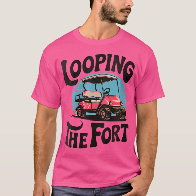 Könser som öppnar Fort Golf Cart Camping Funny Va T Shirt (Framsida)