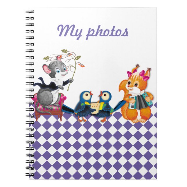 konsert anteckningsbok med spiral (Framsidan)