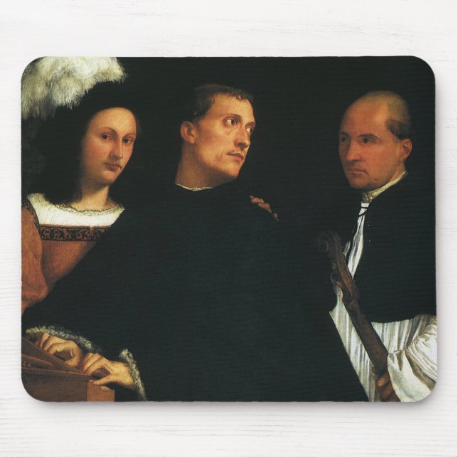 Konsert av Titian Vintage Renaissance Fine Art Musmatta (Framsidan)