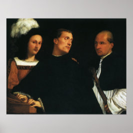 Konsert av Titian Vintage Renaissance Fine Art Poster
