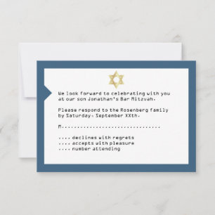 Konsert Biljett Pub Mitzvah OSA Reply Navy Blue Kort