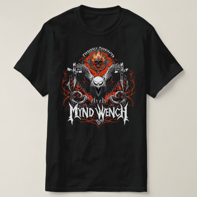 Konsert Clothing Heavy Metall Sten Band har avslut T Shirt (Design framsida)