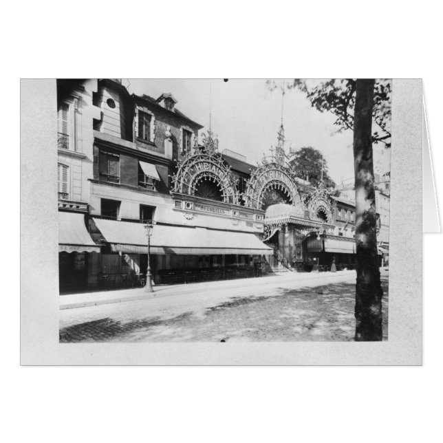 Konsert de Trianon i Paris Hälsningskort (Framsidan Horizontal)