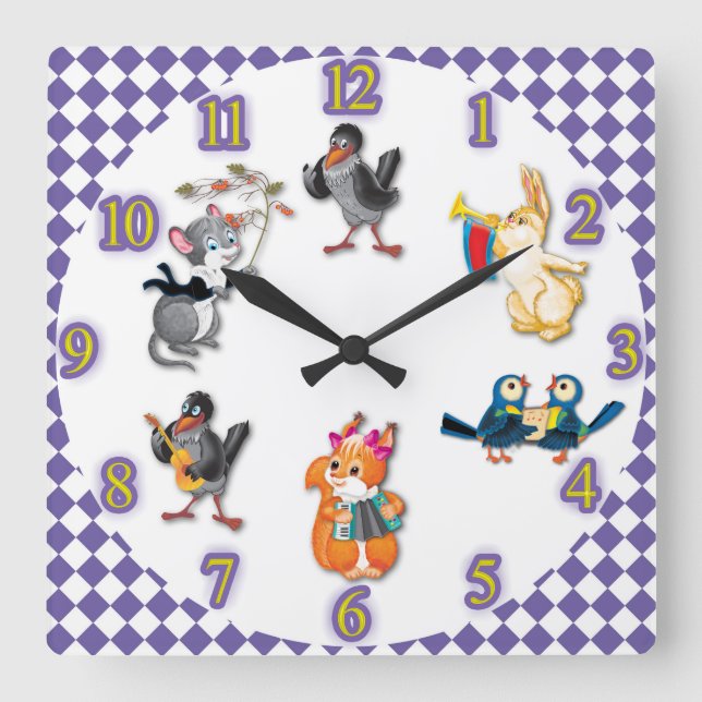 konsert fyrkantig klocka (Framsida)