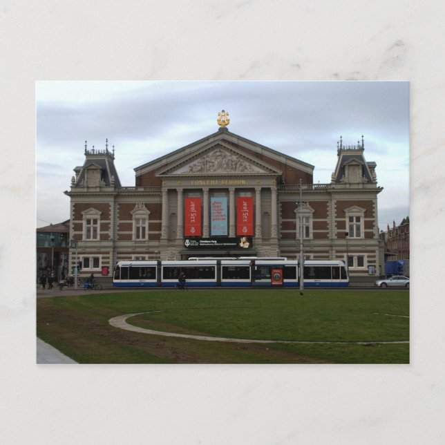 Konsert Hall, Amsterdam Vykort (Framsida)