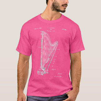 Konsert Harpist Player Gift Orchestra String T Shirt