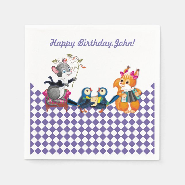 konsert pappersservett (Framsidan)