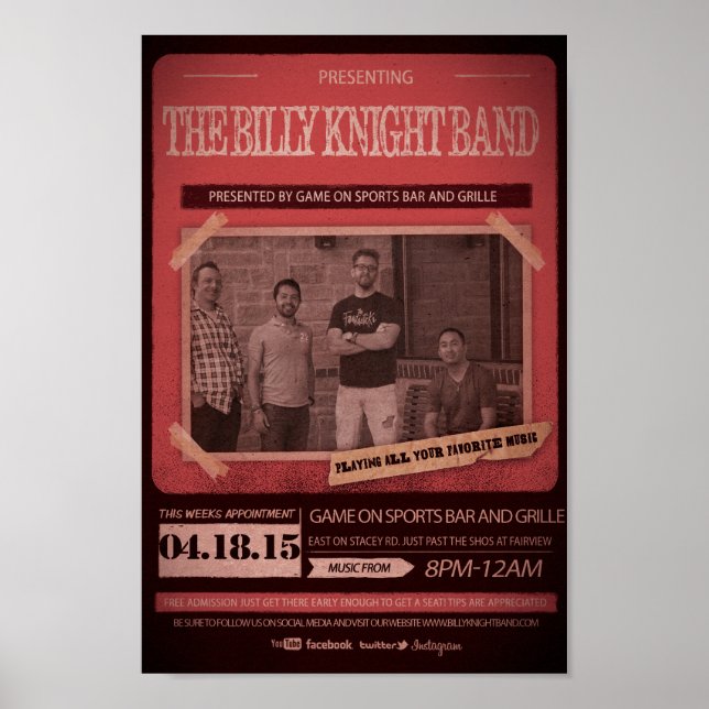 Konsert Poster (Framsidan)