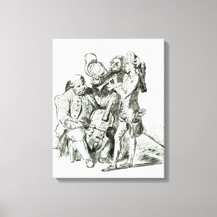 Konsert Spirituale som publiceras 23rd mars 1773 Canvastryck