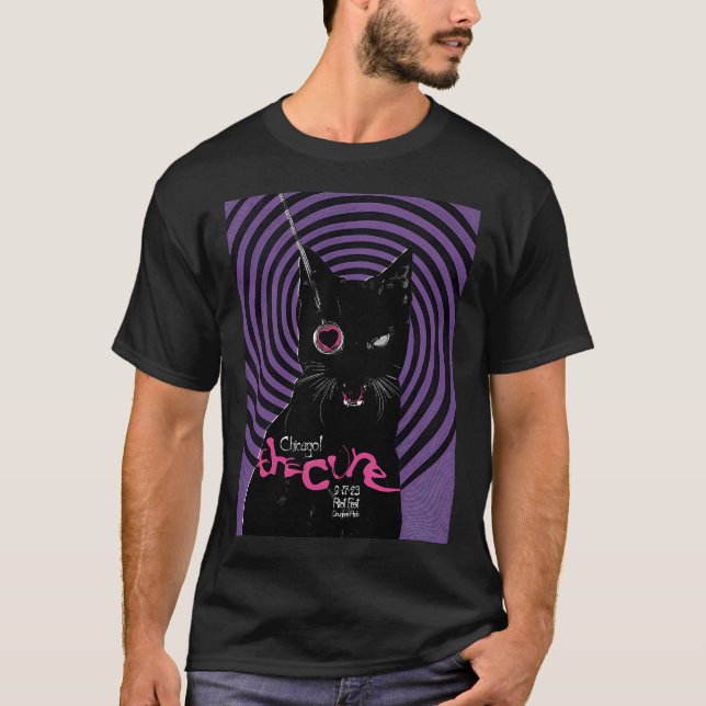Konsert TheCuure Chicago T Shirt (Framsida)