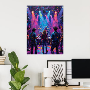Konsert under Bright Ljus Poster