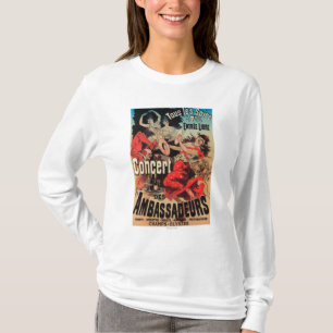 Konsertaffisch på avenyn de Champs-Elysees Tee Shirt