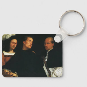 Konserten av Titian Vintage Renaissance Finkonst Nyckelring