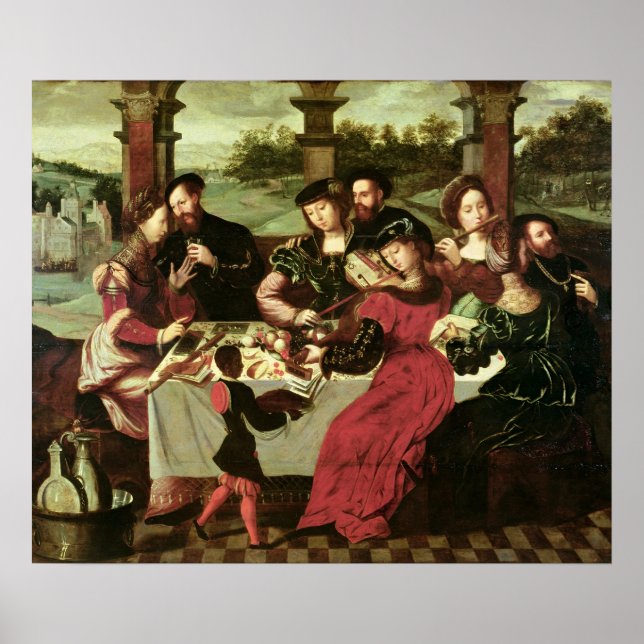 Konserten efter måltiden poster (Framsidan)