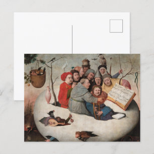 Konserten i ägget av Hieronymus Bosch Vykort