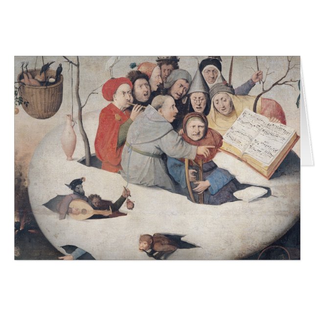 Konserten i ägget hälsningskort (Framsidan Horizontal)