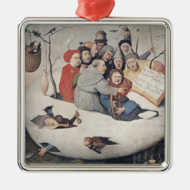 Konserten i ägget julgransprydnad metall (Framsidan)