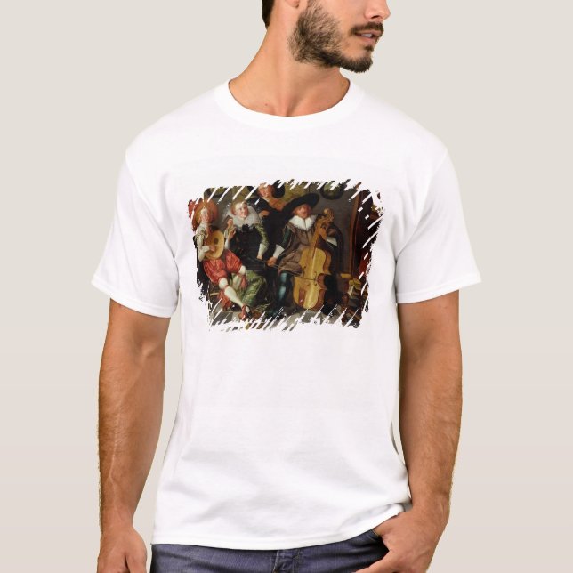 Konserten (olja på panel) t shirt (Framsida)