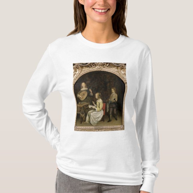 Konserten: Sångare och Theorbo spelare Tröja (Framsida)