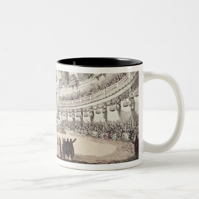 Konserthall i Venedig, 18th århundrade (färgat Två-Tonad Mugg (Höger)