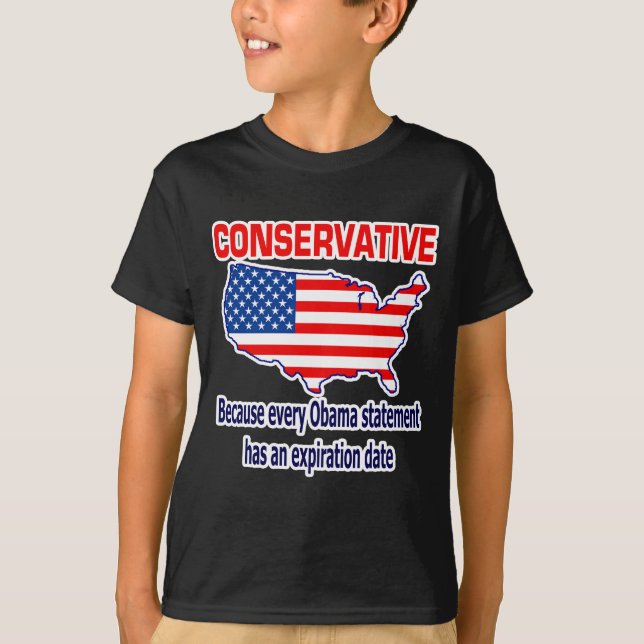 Konservativ - Anti Obama Tröja (Framsida)